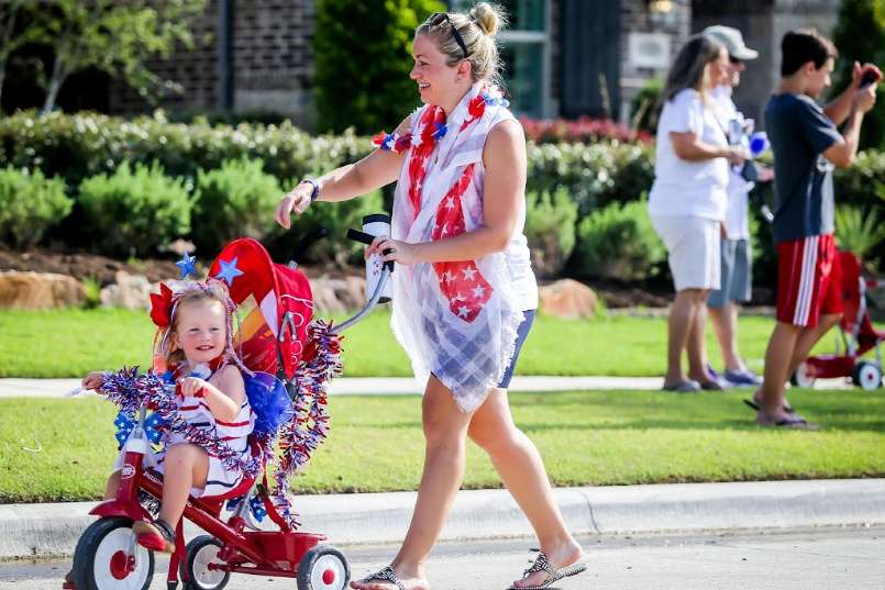 First Annual Walsh Independence Day Parade