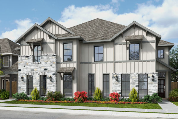 Perry Homes townhome design